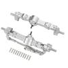 MN 99S Aluminum Alloy Front and Rear Axles, 1 Set, High-Strength Upgrade Parts for RC Cars, Easy Installation, Universal Silver Axles for RC Cars
