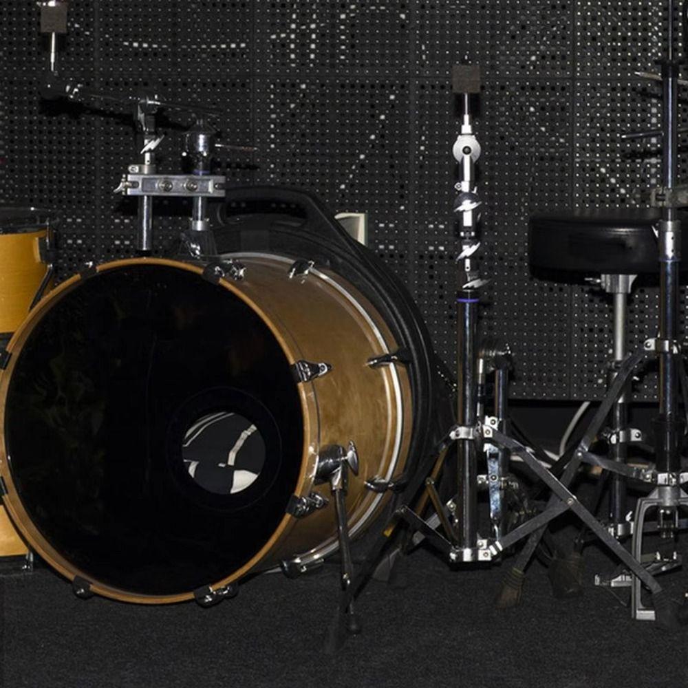 Аксессуары для барабанов Защитная пленка для пластика барабана Практичные противоскользящие накладки Защита отверстия для порта бас-барабана