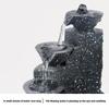 HOMEFISH Настольный водопад, декорация, маленький фонтан, креативные украшения с текущей водой для декора гостиной, офиса