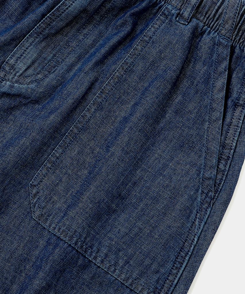 УНИВЕРСИТЕТ КОЛУМБИЯ Columbia Trajan Label Джинсовые длинные юбки с поясом Полуночный деним