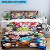 3PCS Goku Anime 3pcs Bedding,Including 3PCS Duvet Cover And 2pcs Pillowcases Perfect for Christmas,Ideal for Bedroom, Dormitory