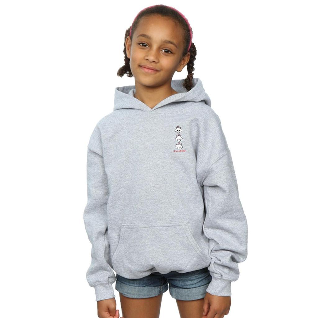 Disney Girls Aristocats Marie Breast Print Hoodie
