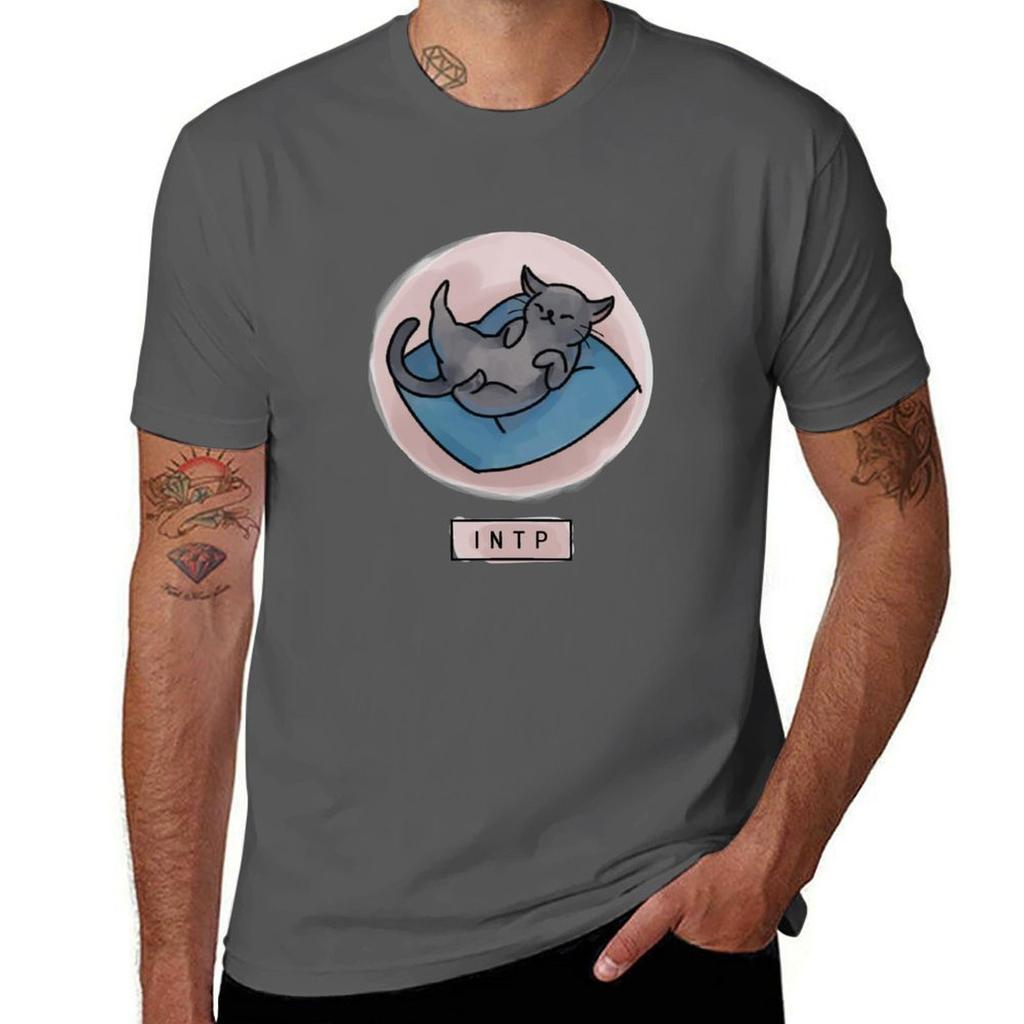 Mbti Cats Intp TShirt Urban Style Casual Short Sleeve Top TShirt