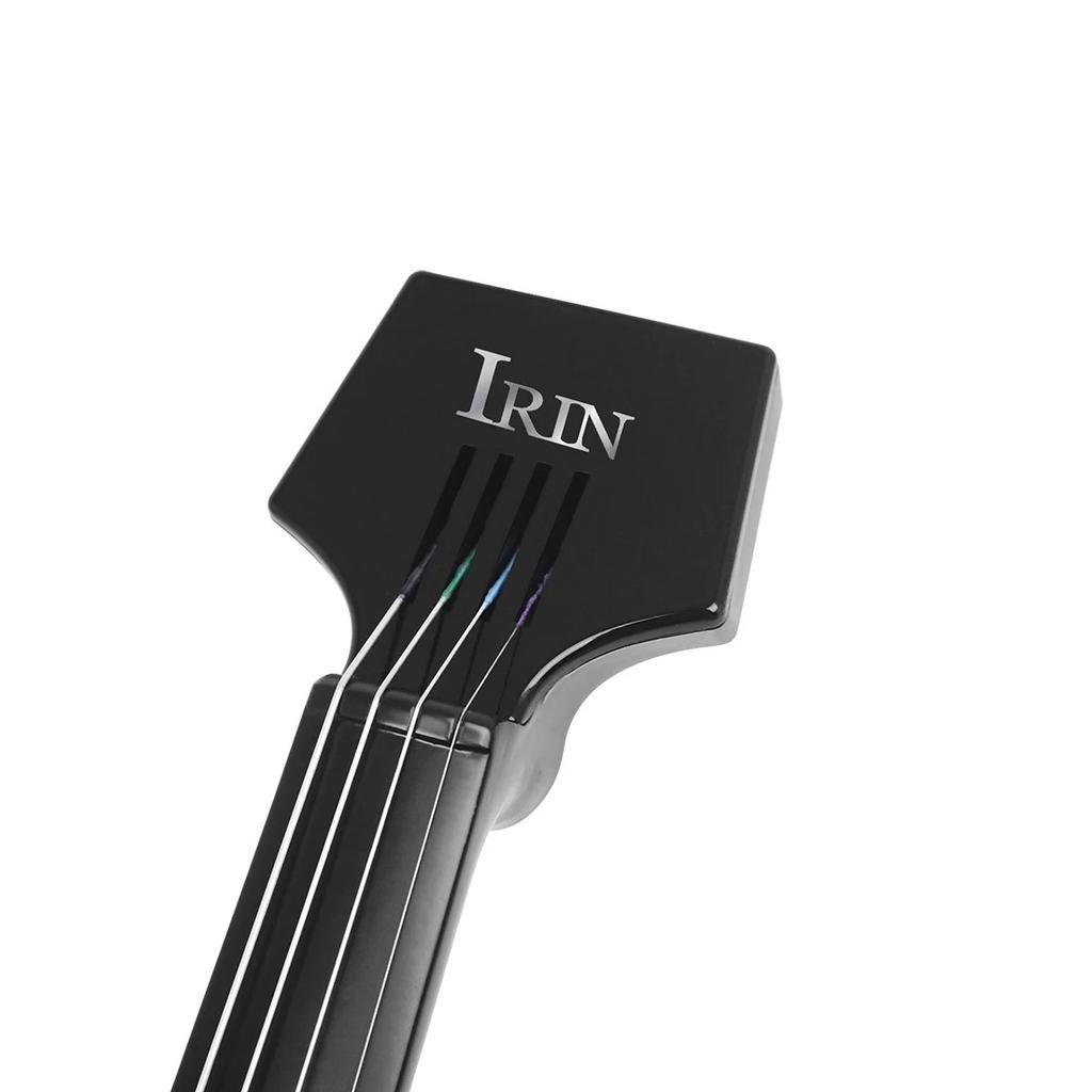 IRIN 4/4 Скрипка Электрическая Бесшумная Умная Скрипка Углеродное Волокно Электрическая Скрипка Профессиональный Струнный Инструмент с Плечевыми Подставками Наушниками
