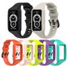 Силиконовый спортивный ремешок с чехлом с полной защитой для Huawei Honor Band 6 Стильный и прочный!