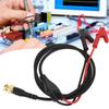 P1061 Pure Copper BNC Plug to 10mm Opening Range Insulated Clip Test   Cable Wire