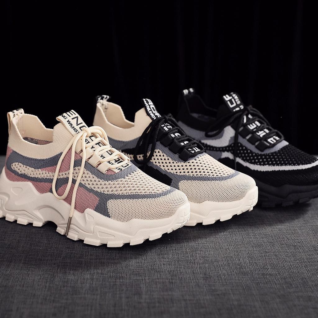 2025 New Women's Breathable Shoes Flying Woven Mesh Fashion Casual Shoes Trendy Shoes