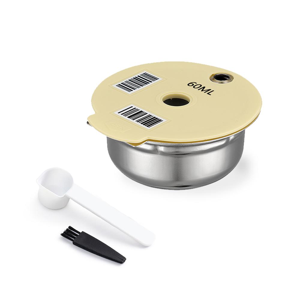 Многоразовые капсульные кофейные капсулы для машины BOSCH Tassimo Happy Vivy из нержавеющей стали, многоразовый фильтр для кофеварки 180 мл/220 мл