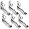 XP Design Stainless Steel Tablecloth Clips, for Fixing Tablecloths and Table Covers, Grips, Anti-Slip, and Prevents Slippage (Silver, 6 Clips/b)