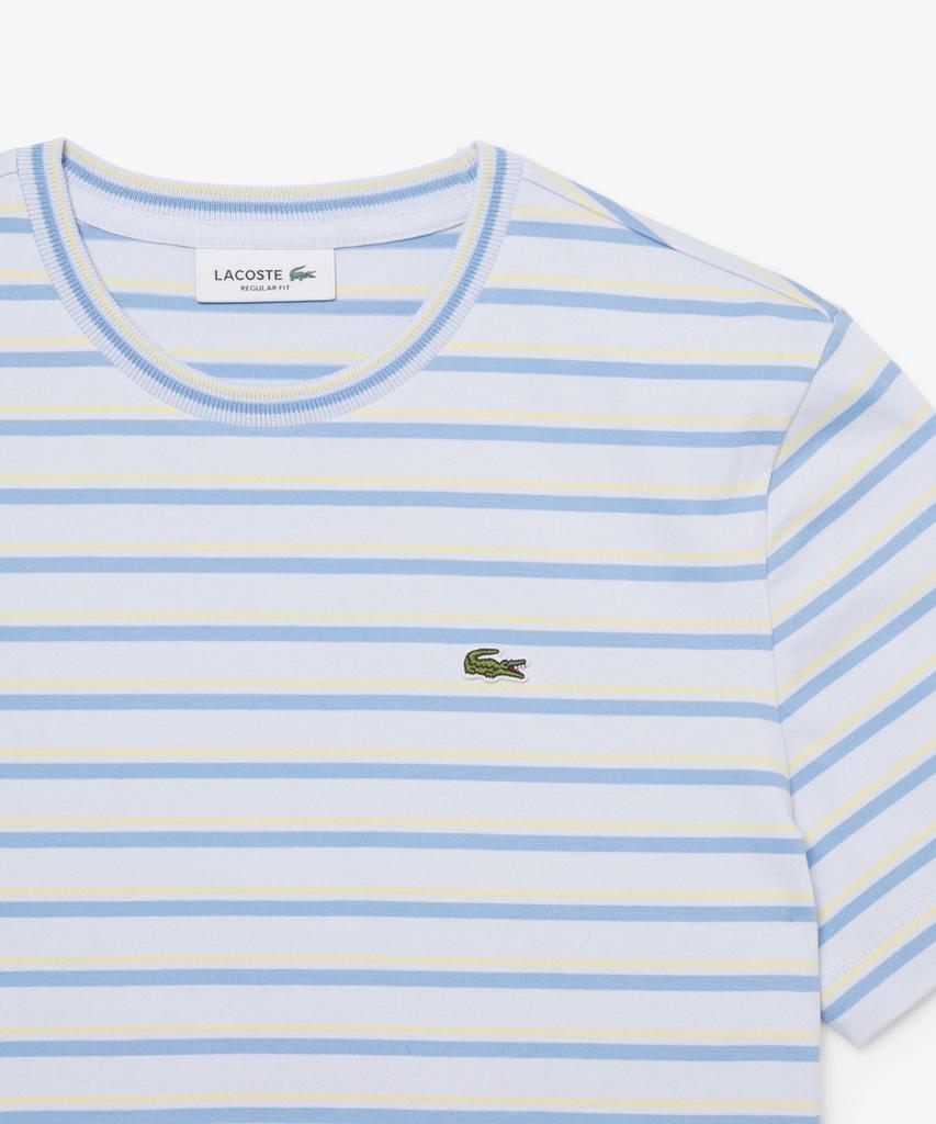 Женская футболка LACOSTE с мультиполосками, короткий рукав Tf7574-56G 4Bi
