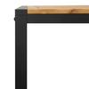 Garden Table with U Shaped Legs 140*80*75 cm Solid Acacia Wood