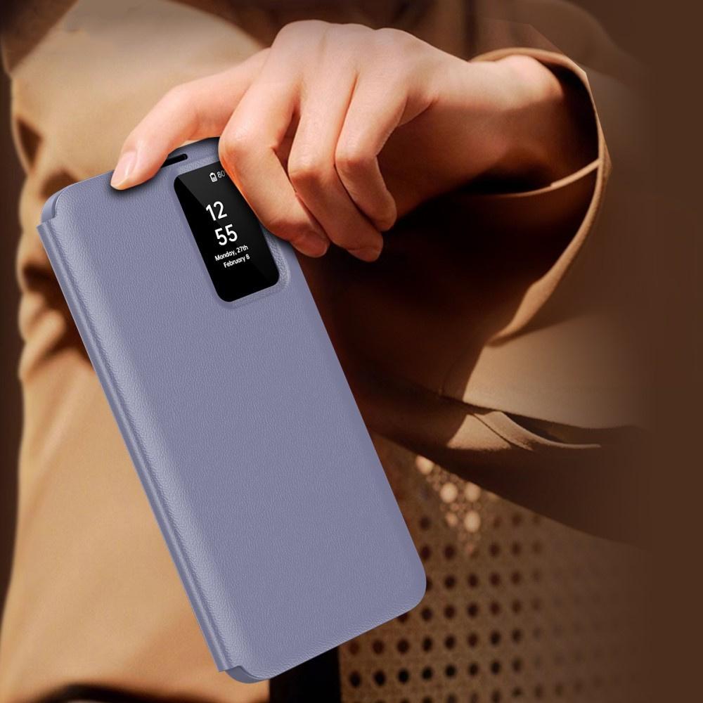 Samsung Galaxy S23 Ultra Smart View Wallet Flip Case, Purple