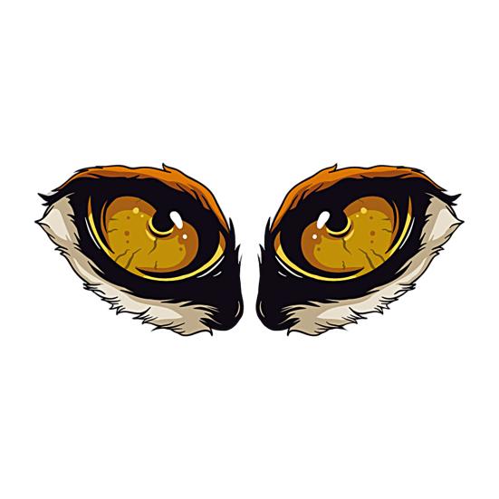 Водонепроницаемая автомобильная наклейка, износостойкая виниловая наклейка с рисунком орлиного глаза, эко-образец