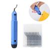 12PCS Trimming Knife Scraper 3D Print Tool Printer Pla Abs Material Model Pruning Device Deburring Plastic Handle Rotary Burr Removal Spin For Metal