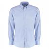 Kustom Kit Mens Oxford Stretch Slim Long-Sleeved Shirt