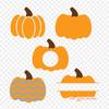 Free Svg Pumpkin Pumpkin Iron On Heat Transfer Printing Vinyl Patches Sticker for Clothes DIY Appliques Washable Patches
