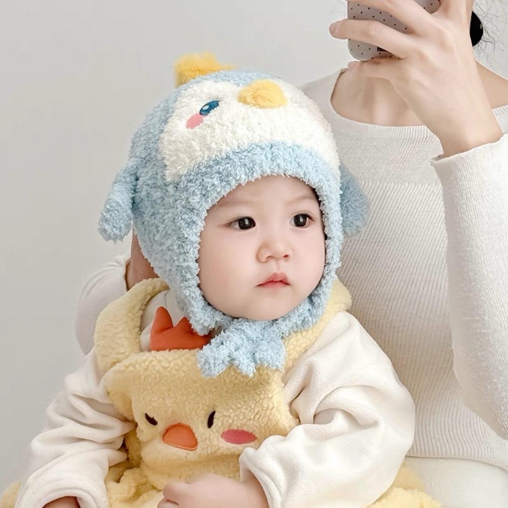 Ear Protection Baby Knitted Hat Cartoon Toddler Warm Hat Infant Winter Cap Outdoor Walking