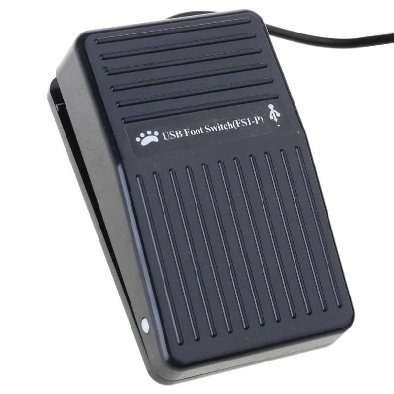 Высокочувствительный USB-переключатель-педаль USB-педаль с настраиваемым управлением для редактирования видео и игр