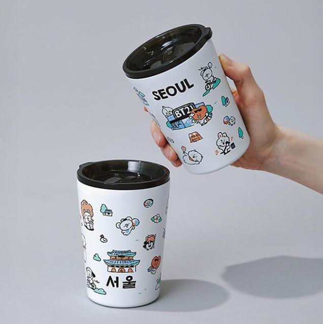 BT21 Стакан Seoul Edition (340 мл / 11,5 жидких унций.)