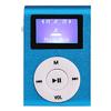 MP3-плеер 128 МБ с картой песен Портативный мини-музыкальный плеер в металлическом корпусе для студентов, спорта, бега Синий