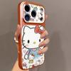 Применимо к чехлу для мобильного телефона iphone11pro с рисунком большая голова Hello Kitty iPhone11 2-в-1 натуральная кожа 11