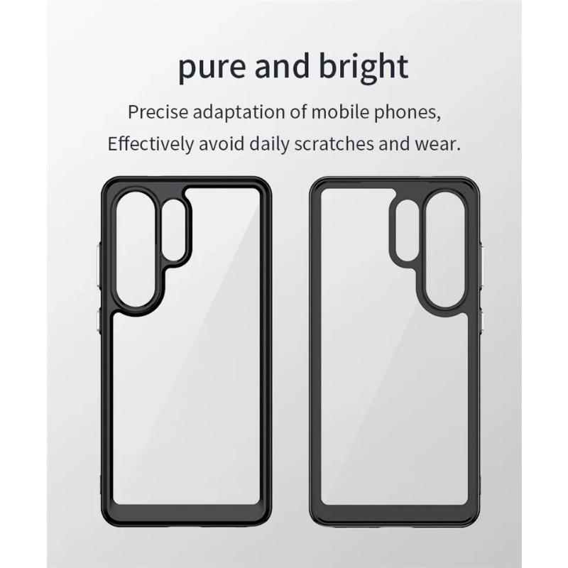 Высококачественный Минималистичный Прозрачный Акриловый Чехол для Телефона для Samsung Galaxy S26 Ultra Pro Защита Камеры Ударопрочный Чехол Funda