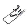Iron Fishing Bite Alarm Chain Hanger Swinger LED Illuminated Indicator