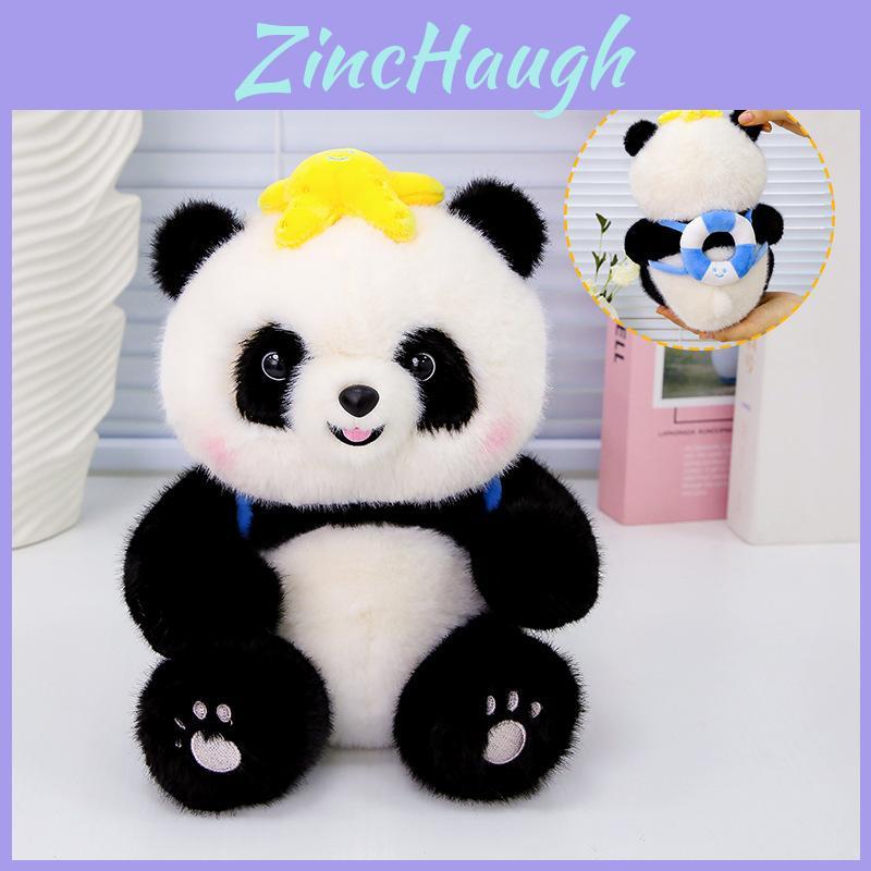 Panda Stuffed Animal With Realistic Design For Kids Birthday Present And Collection