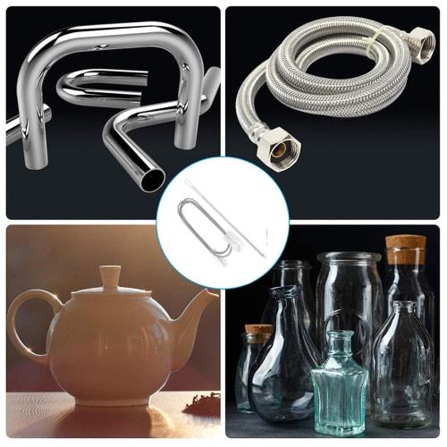 Beyourchoi Pipe Brush for Plumbing, Wire, and Drain Cleaning, Flexible Spiral Drain Brush for Cleaning, Pipe Cleaning, Toilet, Bathroom, and Kitchen,