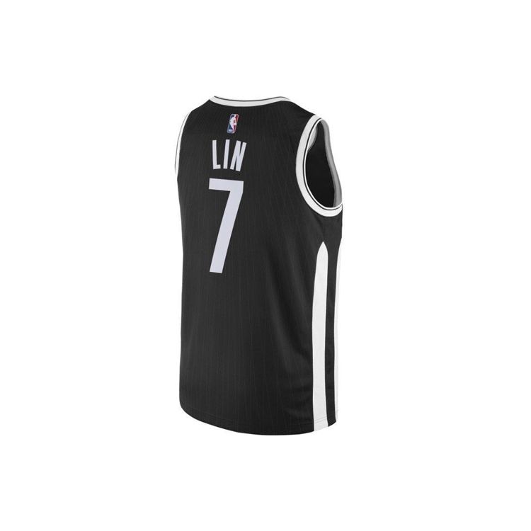 Nike Мужской трикотаж NBA Jeremy Lin City Edition Swingman, черный 912074-010