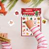 Christmas Bingo Game Cards Set Reusable Festive Holiday Bingo Cards Indoor Activities Christmas Games for Family Gathering