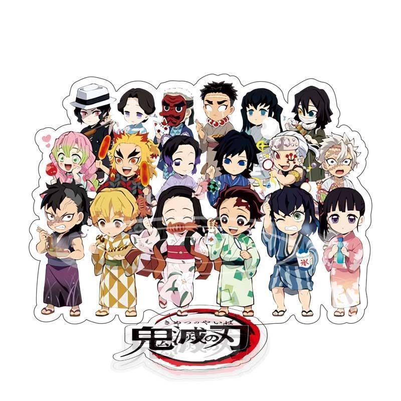 Клинок, рассекающий демонов Kimetsu No Yaiba Бесконечный Замок Акриловая подставка Канродзи Мицури Токито Муичиро Фигурка модели действия Игрушки