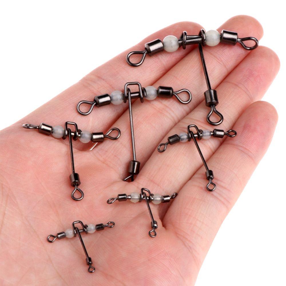 Разветвитель Wivels Подшипник 3-х ходовой соединитель Т-образные рыболовные вертлюги вращающийся вертлюг с перламутровым светом