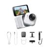 От Sara Insta360 GO Ultra Creator Kit Белый Vlog-камера Измените мир от вашей Легкая устанавливаемая на экшн-камеру FlowState изображение батарея идеальна для