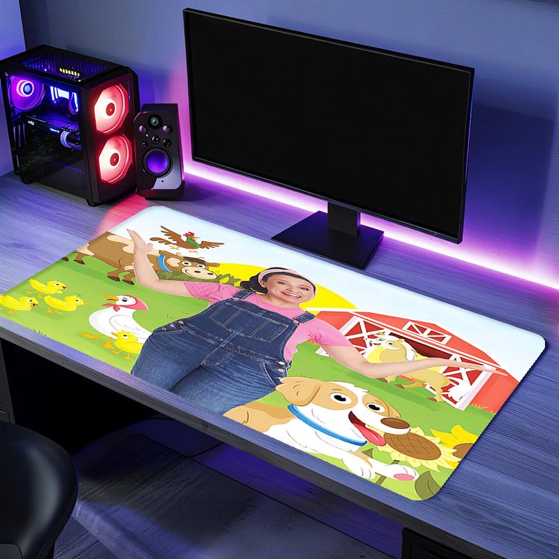Ms. Rachel Mouse Pad - Non-Slip Rubber Base, Smooth Surface for Work,Gaming,Office,And Home Use, Desk Mouse Pad