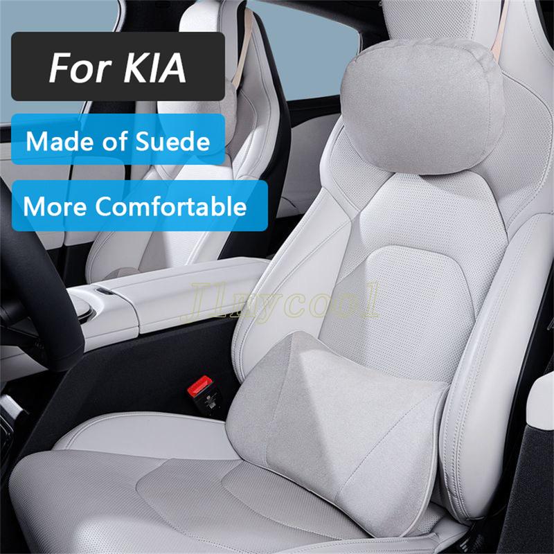 Для KIA GT Line Forte Seltos K5 Sportage Ceed Soul Подушка-поддержка поясницы из пены с эффектом памяти, Аксессуар для подголовника, Декор салона
