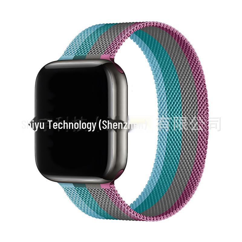 Совместимый металлический ремешок-петля для Apple Watch Series 5-9, SE