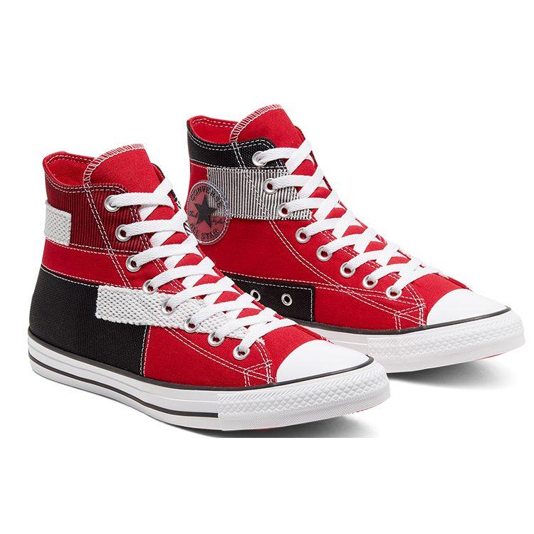 Кеды Converse Chuck Taylor All Star High 'Patchwork - University Red' 168591C