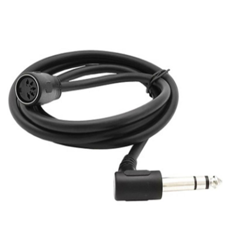 Quality Sound Transfer 6.35mm To MIDI Din 5Pin Cable 6.35mm To MIDI 5Pin DIN Cable For Amplifiers And Mixer