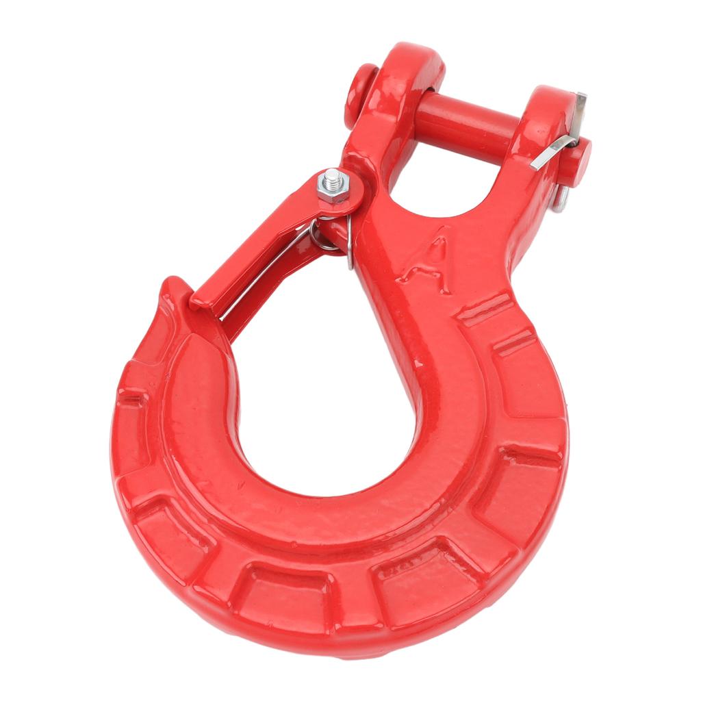 Прицепной цепной крюк 3 8 дюймов Легированная сталь 15 т Универсальное надежное соединение Крюк для предохранительной цепи для транспортировки грузовиком Буксирная лебедка
