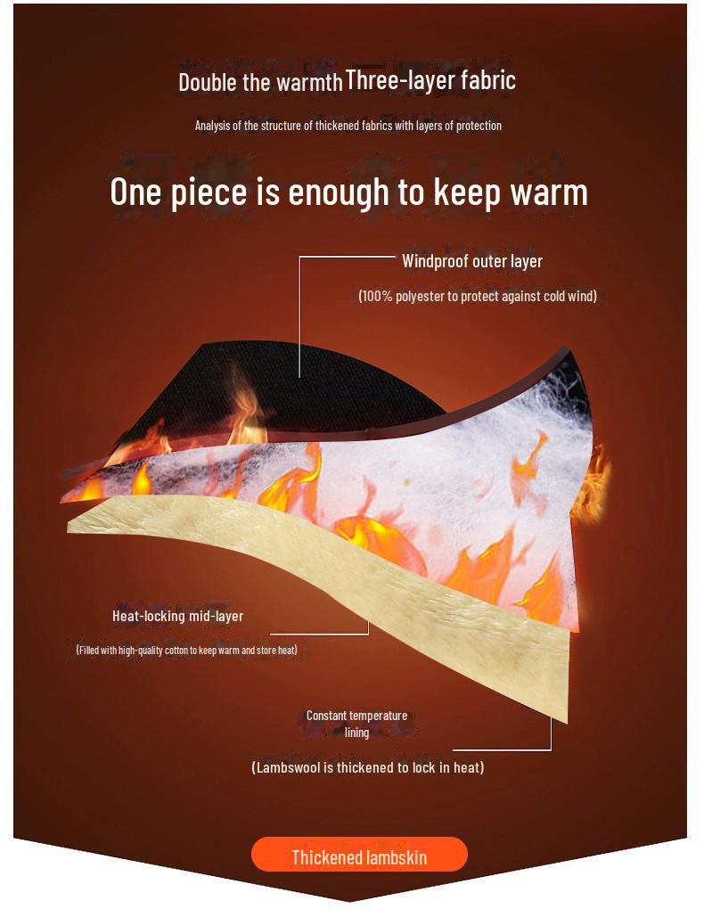 Мужские теплые повседневные брюки из овчины с подкладкой из бархата для пожилых людей - спортивная одежда, защищающая от холода, большой размер.