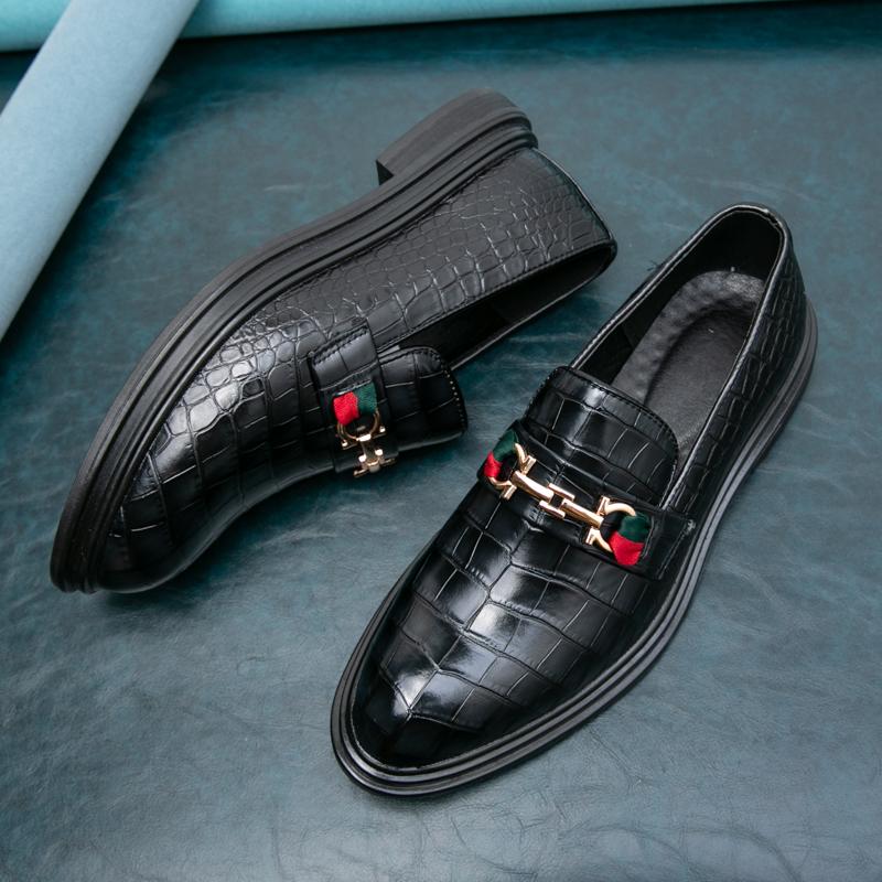 Мужские модельные туфли Формальные Дизайнерские Удобные Из тисненой кожи Роскошные Свадебные Итальянские Мужские Повседневные Деловые Туфли Для мужчин Лоферы