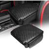 LINOAH Center Console Cover for 2019-2026 Ram 1500 Center Console Cover, Armrest Cushion Pad Cover, PU Leather for 5th Ram 1500 Armrest Cushion Pad