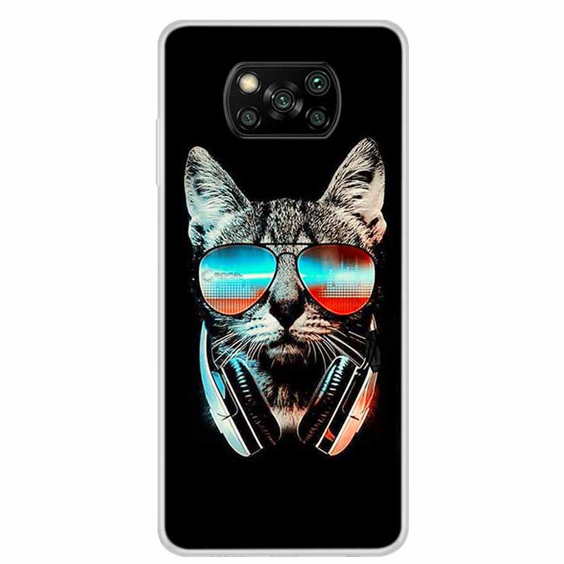 Flower Phone Case For Xiaomi Poco X6 Pro Cases Poco M6 Pro 4G F6 F5 F3 X6 X5 X3 Transparent Clear Soft Bumper Cover Bumper Funda