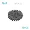 DIY Building blocks MOC Technical Gear Axle Bricks Parts Worm Rack Conector Train Car Crane Model Assembles Christmas Gifts