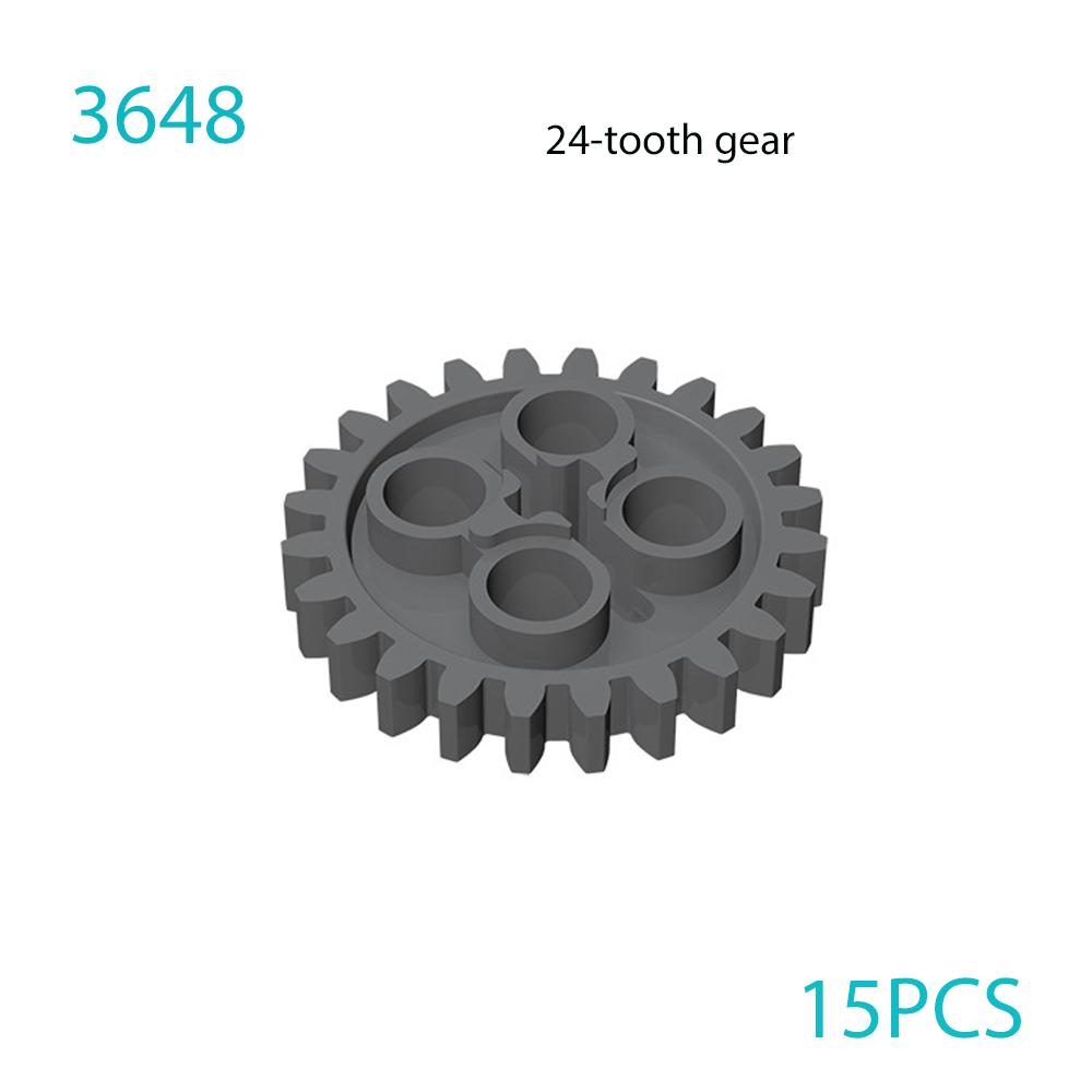 DIY Building blocks MOC Technical Gear Axle Bricks Parts Worm Rack Conector Train Car Crane Model Assembles Christmas Gifts