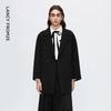 Lancy Pure Wool Double-Breasted Mid-Length Coat