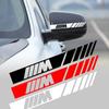 2 шт. Наклейки на полосы для автомобиля Светоотражающие виниловые наклейки для украшения для M E34 E36 E60 E90 E46 E39 E70 F10 F20 F30 X5 X6 X1 M3 M5 M6 E71