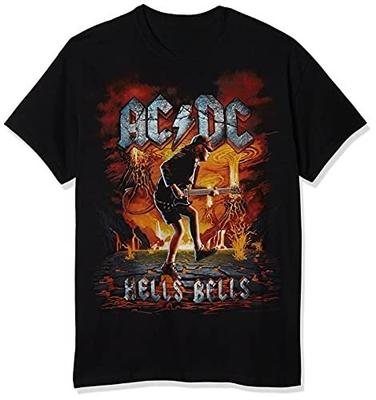 ACDC Rock Eruption Мужская футболка Официально лицензированная Высококачественная Роскошь Подходит как для мужчин, так и для женщин Топ Y2k Лето 2026