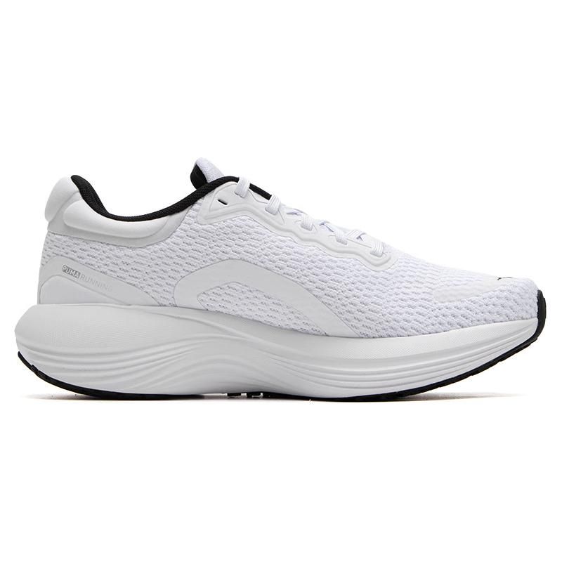 Puma Scend Pro Series Легкие Амортизирующие Нескользящие Дышащие Низкие Повседневные Кроссовки Унисекс Белый Черный 378776-18